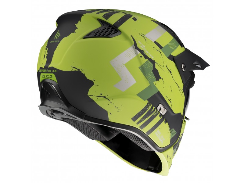 Casca MT Streetfighter SV Skull2020 A16 verde mat (ochelari soare integrati) - masca (protectie) barbie si cozoroc detasabile Casca MT Streetfighter SV Skull2020 A16 verde mat (ochelari soare integrati) - masca (protectie) barbie si cozoroc detasabile