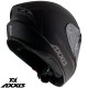 Casca integrala Axxis model Eagle SV A1 negru mat (ochelari soare integrati)
